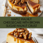 Maple Walnut Cheesecake Recipe