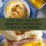 Sheet Pan Egg Breakfast Sandwiches Recipe