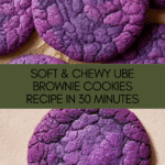 30-Minute Ube Brownie Cookies Recipe
