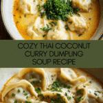 Thai Coconut Curry Dumpling Soup Recipe
