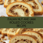 Italian Nut and Jam Rolled Cookies Recipe