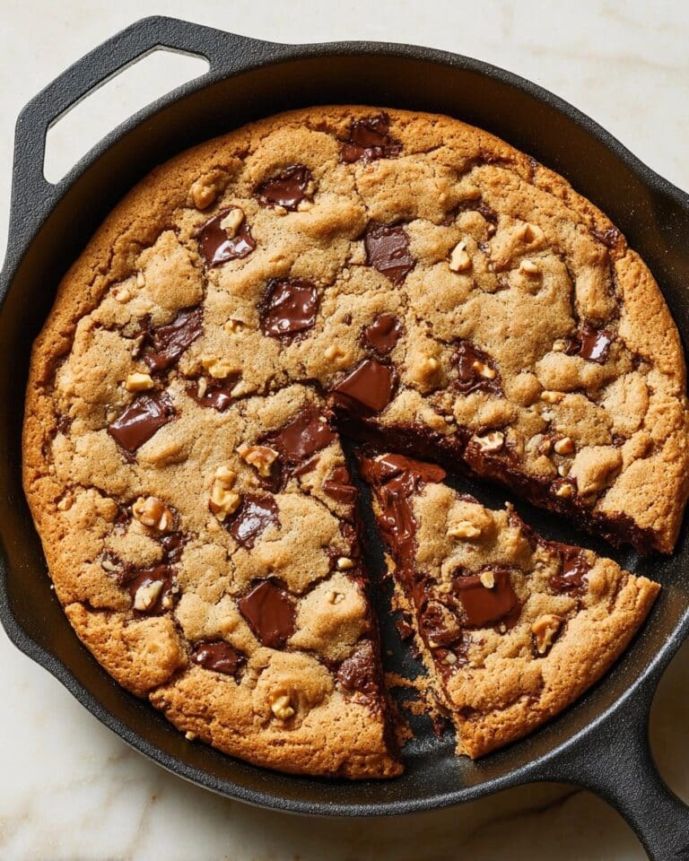 Skillet Chocolate Chip Cookie Recipe