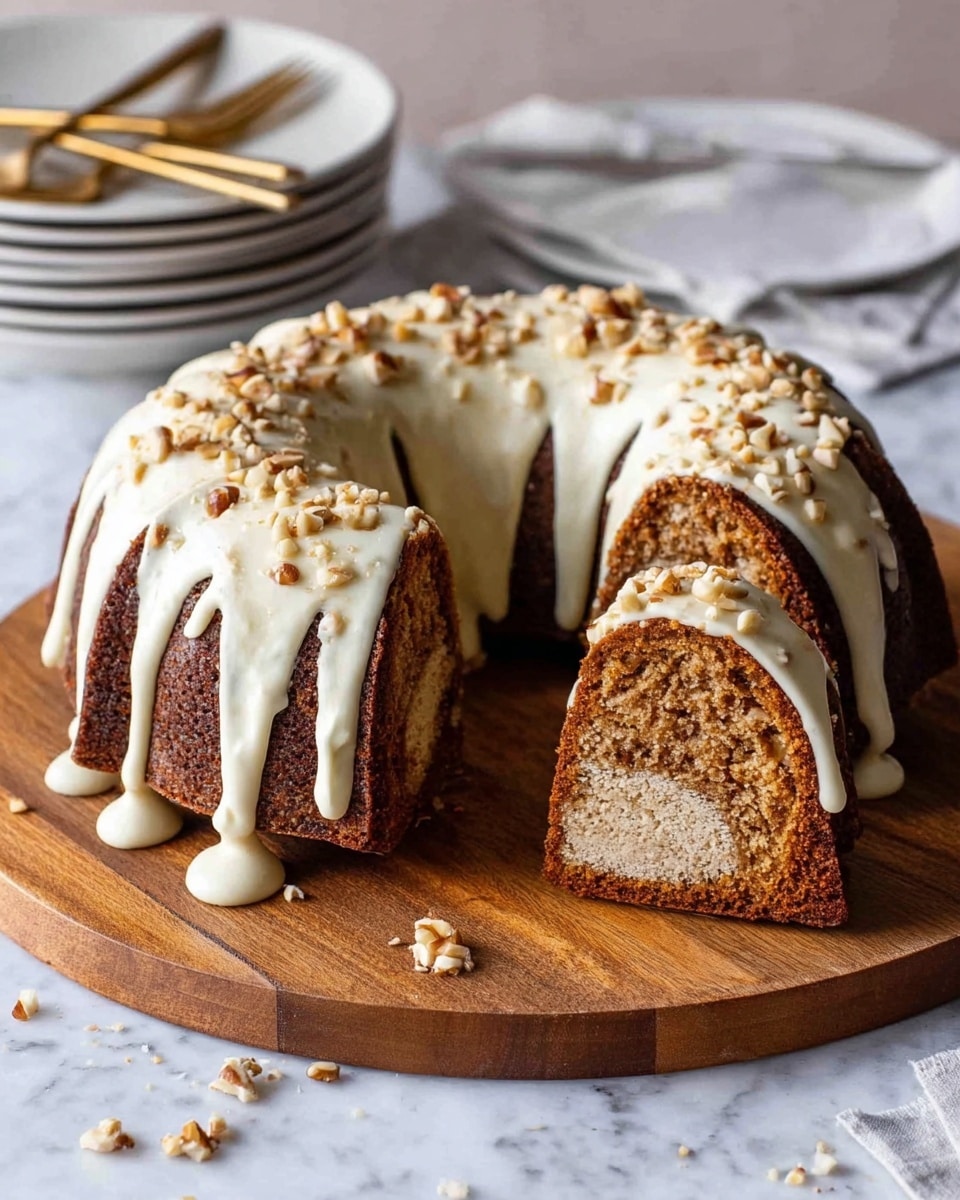Cheesecake Stuffed Carrot Bundt Cake Recipe