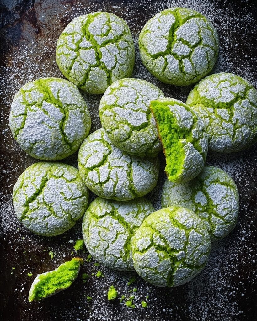 Buko Pandan Crinkles Recipe
