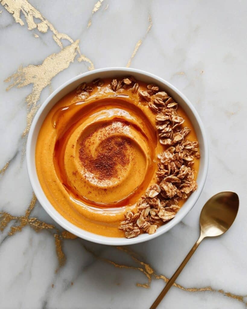 Pumpkin Whipped Cottage Cheese Breakfast Bowl Recipe