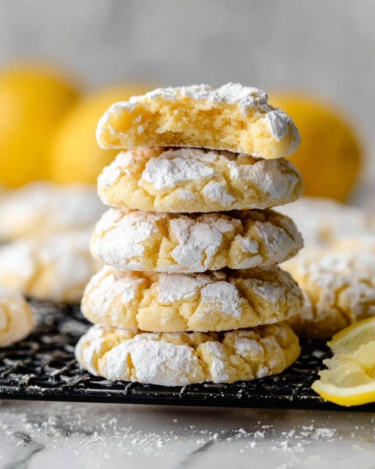 Lemon Crinkle Cookies Recipe