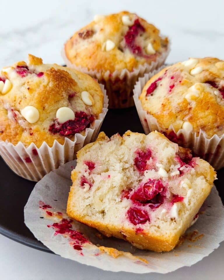 Raspberry and White Chocolate Muffins Recipe