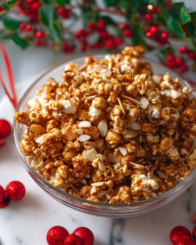 Christmas Spice Caramel Popcorn Recipe