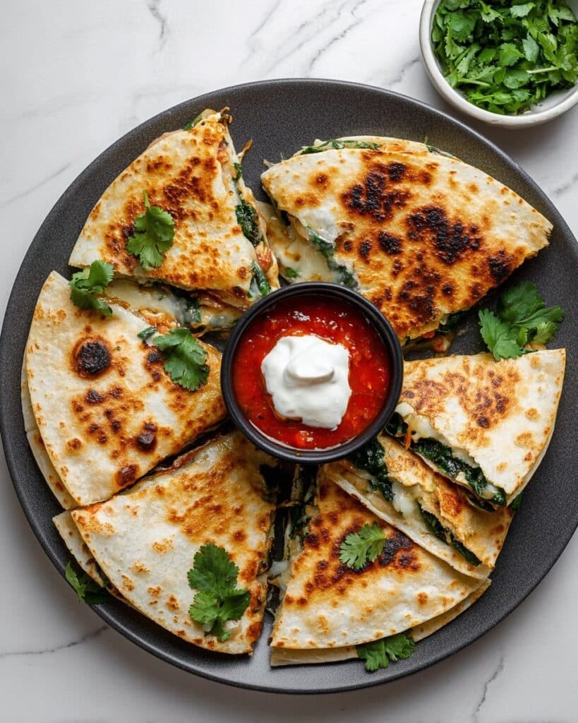 Easy Chicken Quesadillas Recipe