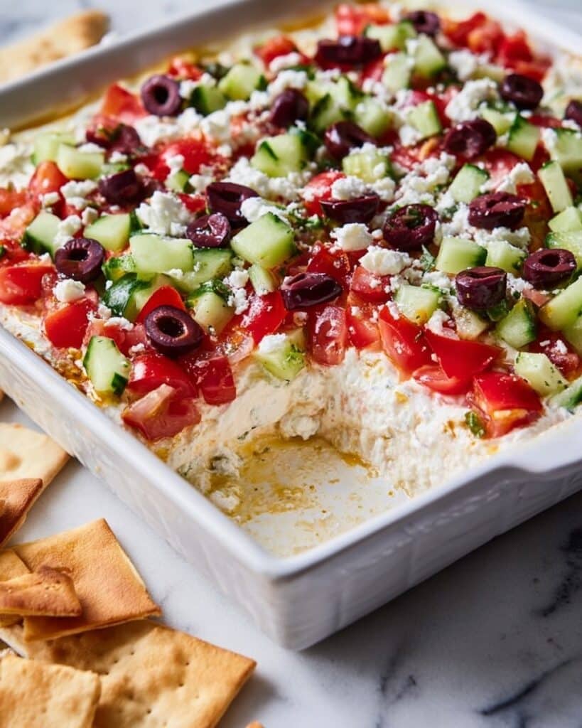 Greek 7 Layer Dip Recipe