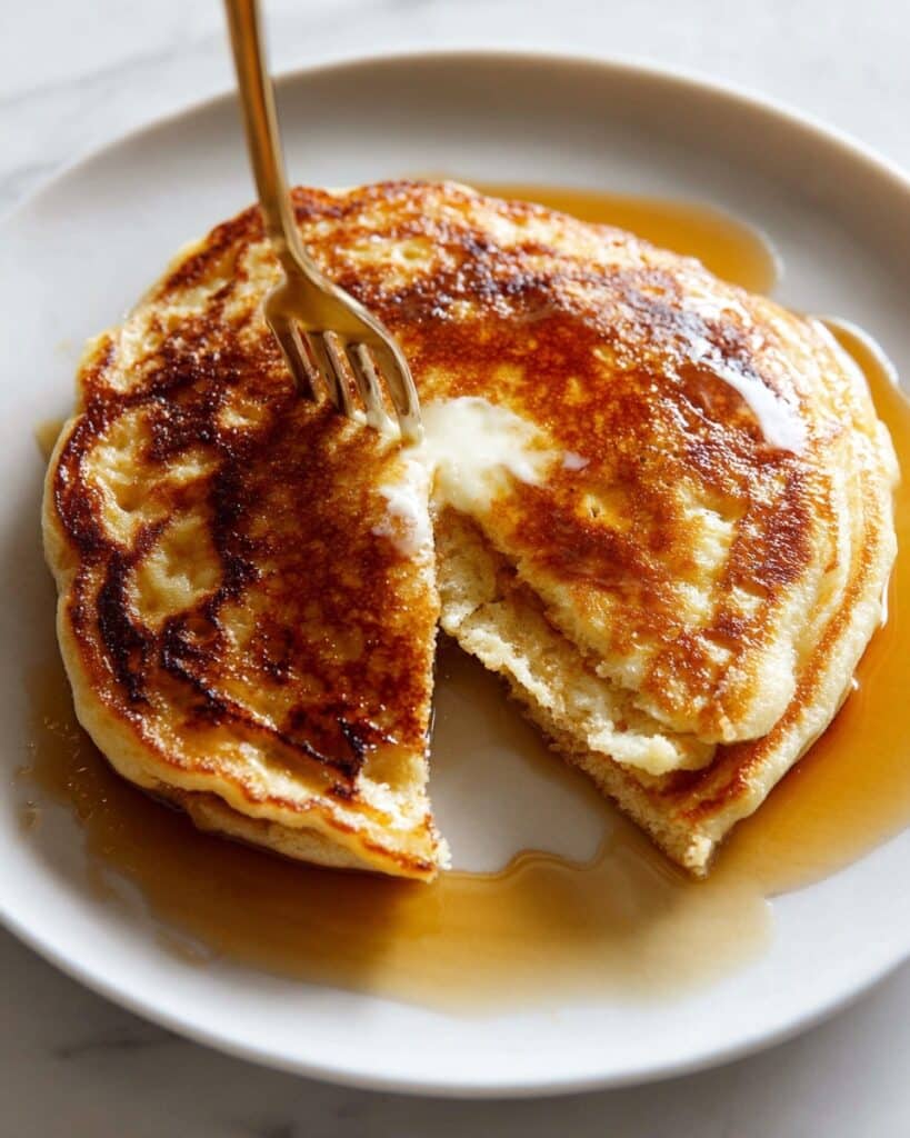 Single Serve Cottage Cheese Pancake Recipe