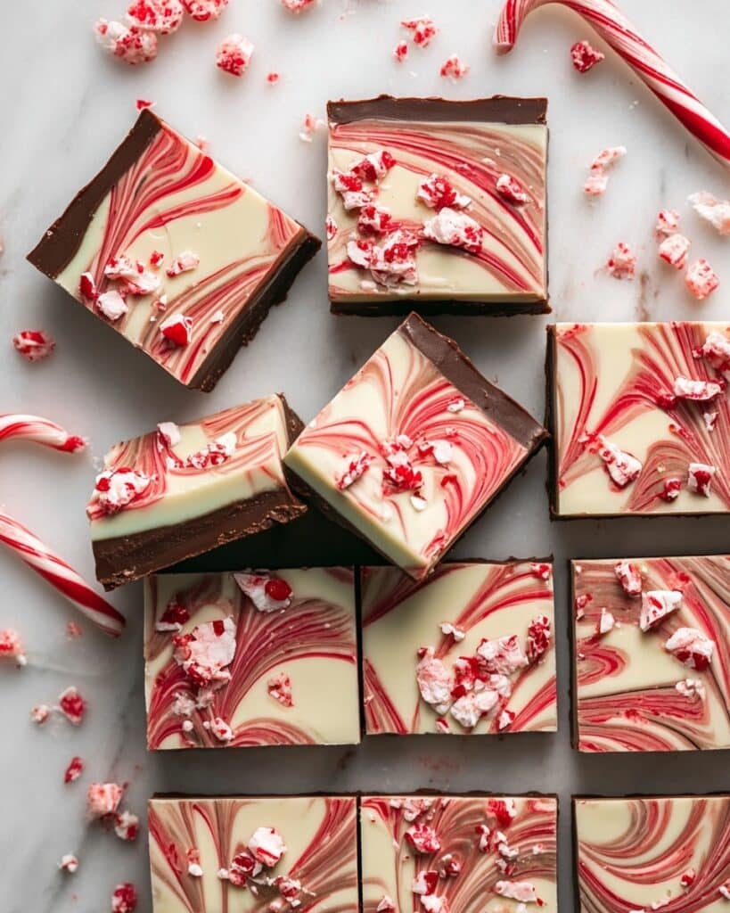 Peppermint Swirl Fudge Recipe