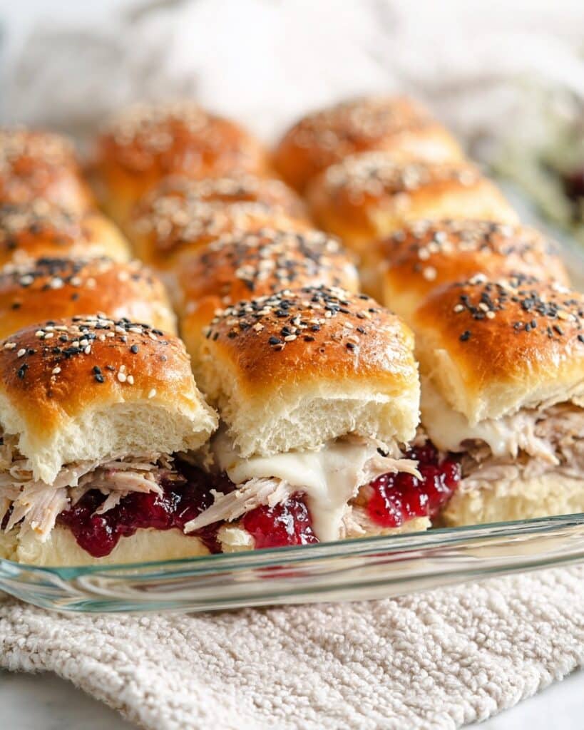 Turkey Cranberry Sliders Recipe