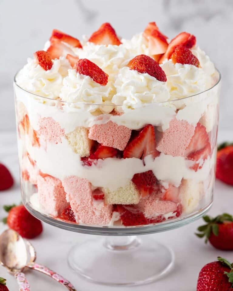 Strawberry Trifle with Cream Cheese Recipe
