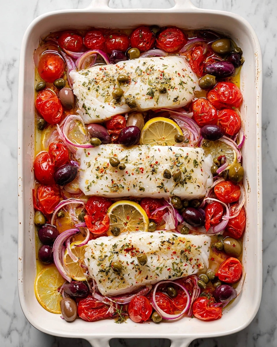 Mediterranean Baked Cod Recipe