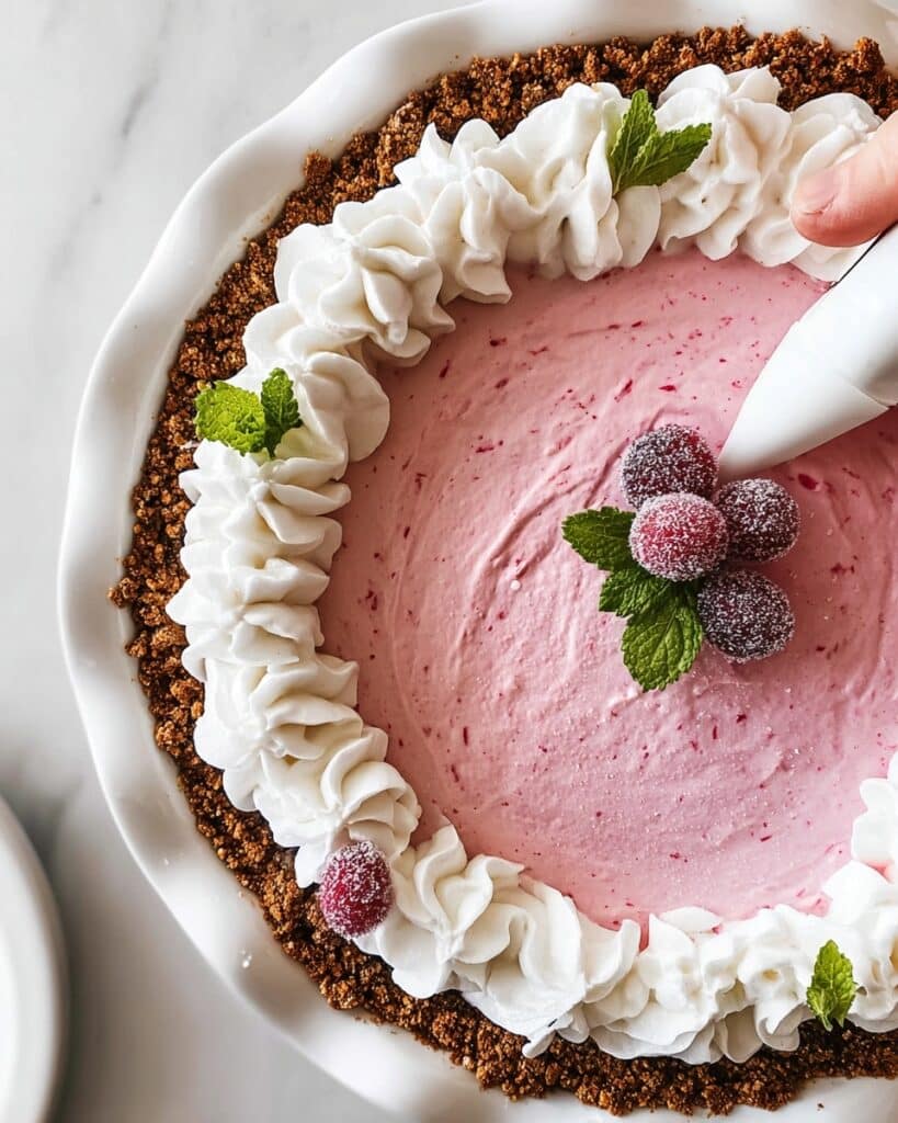 Cranberry Mousse Pie Recipe