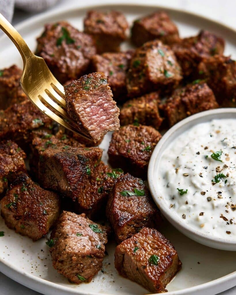 Air Fryer Steak Bites Recipe