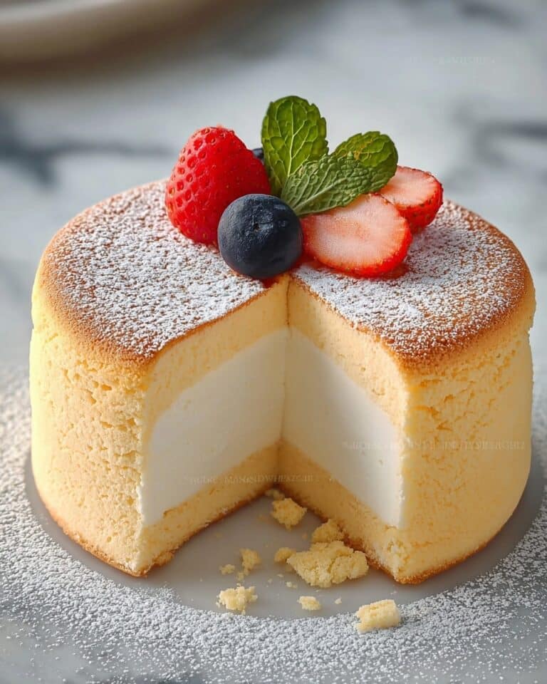 Yogurt Cloud Cake for a Light Dessert Recipe