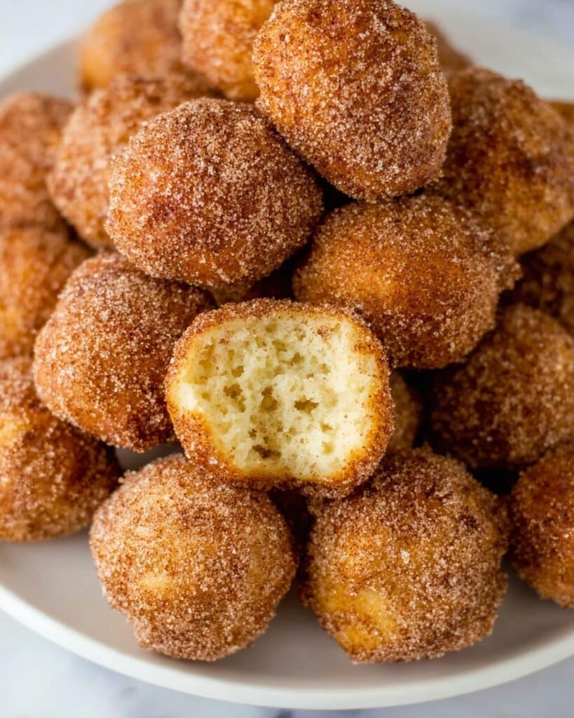 Cinnamon Sugar Donut Holes Recipe