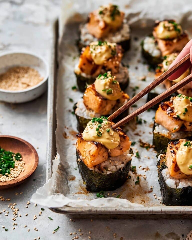 Viral TikTok Baked Salmon Sushi Cups Recipe