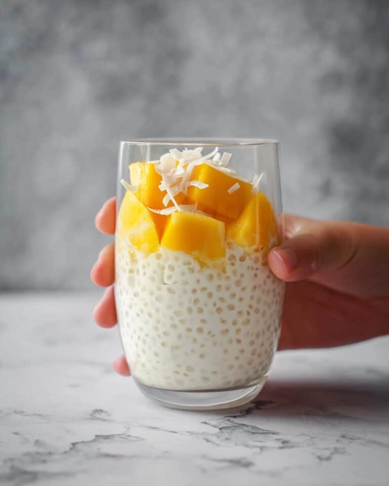 Mango Sago (Coconut Tapioca Pudding) Recipe