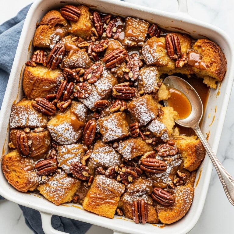Caramel Pecan Bread Pudding Recipe