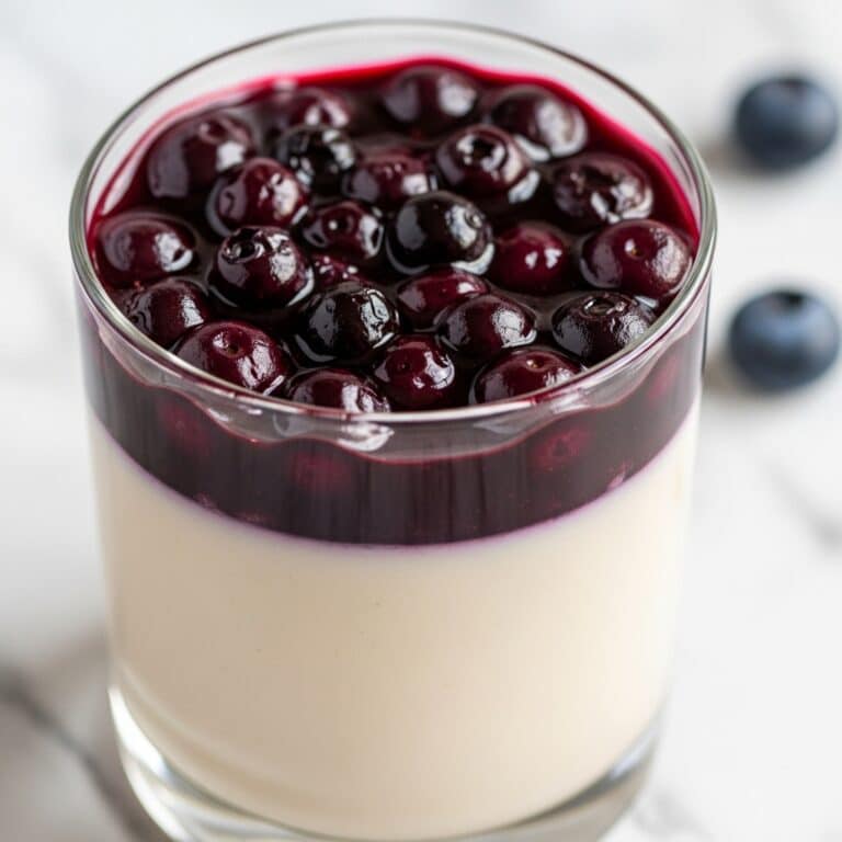 Lavender & Blueberry Panna Cotta Recipe
