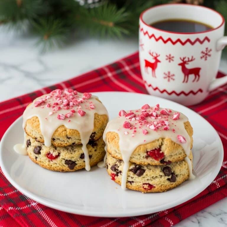 Chocolate Chip Peppermint Scones Recipe