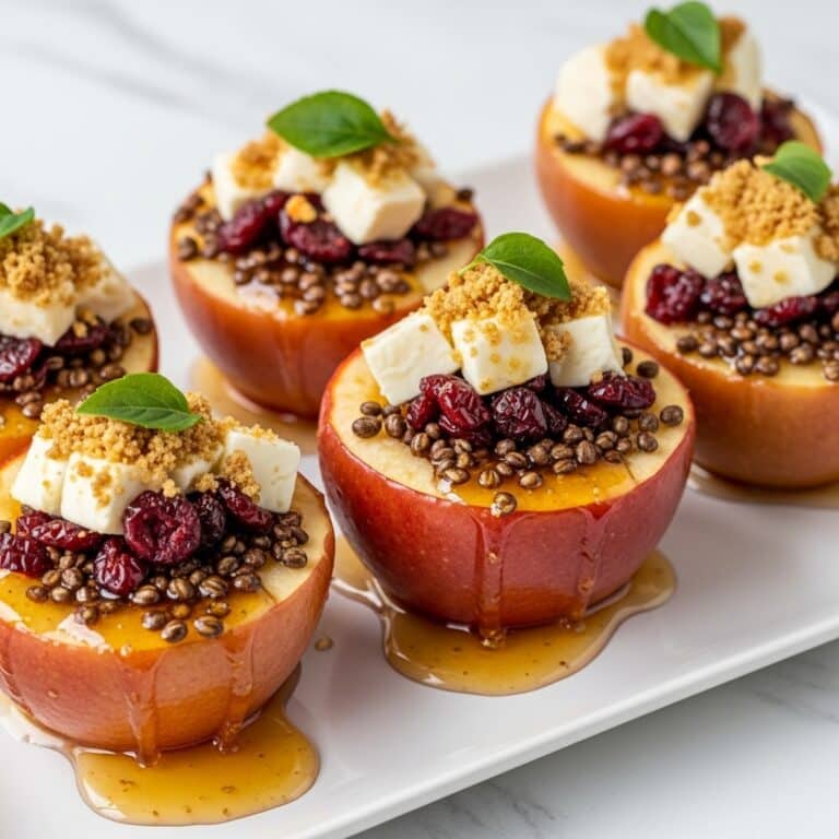 Baked Apples with Feta, Honey, and Cranberries Recipe