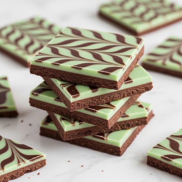 Mint Chocolate Swirl Bark Recipe
