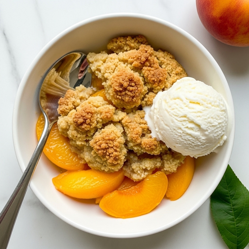 Healthy Peach Cobbler Recipe