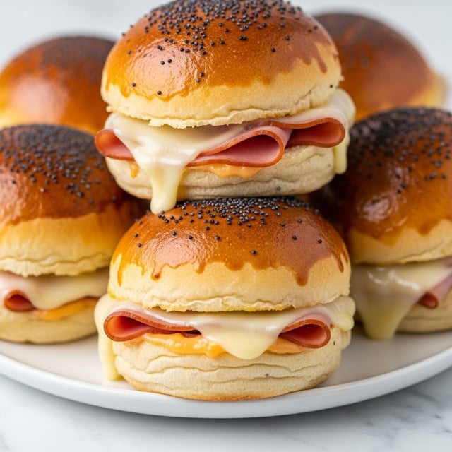 Hot Ham and Cheese Sliders Recipe