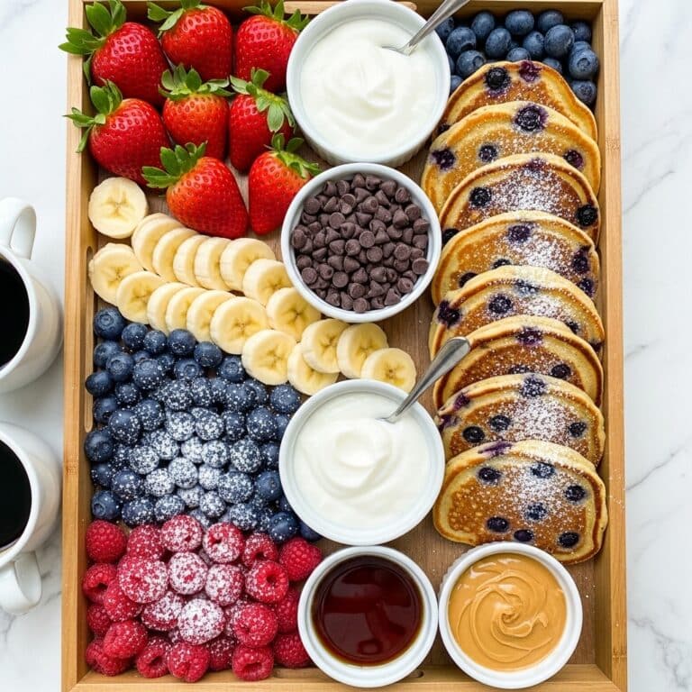 Yogurt Sheet Pan Pancakes with Berries Recipe