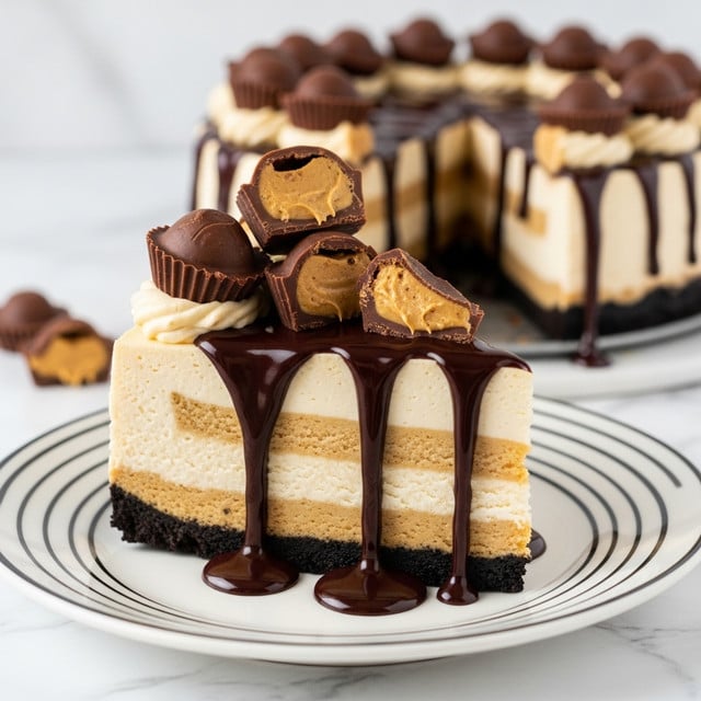 Chocolate-Peanut Butter Cheesecake Recipe
