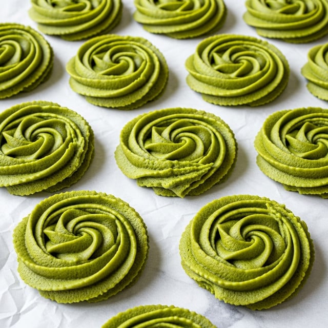 Matcha Butter Cookies Recipe