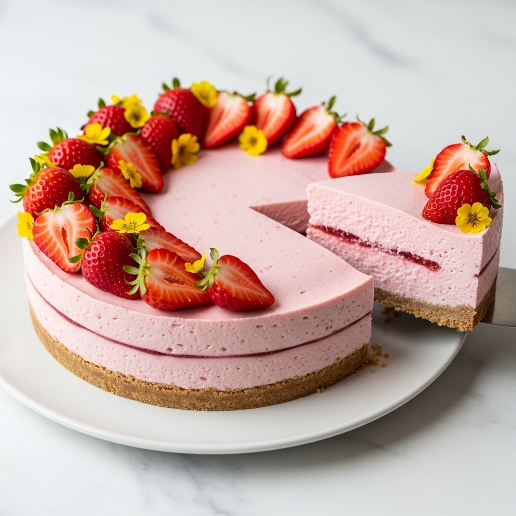 Strawberry Cream Shortbread Recipe