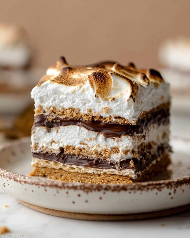 No Bake S’mores Cake Recipe