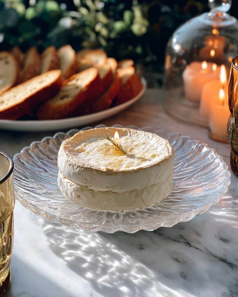Butter Candle with Roasted Garlic Brie Recipe