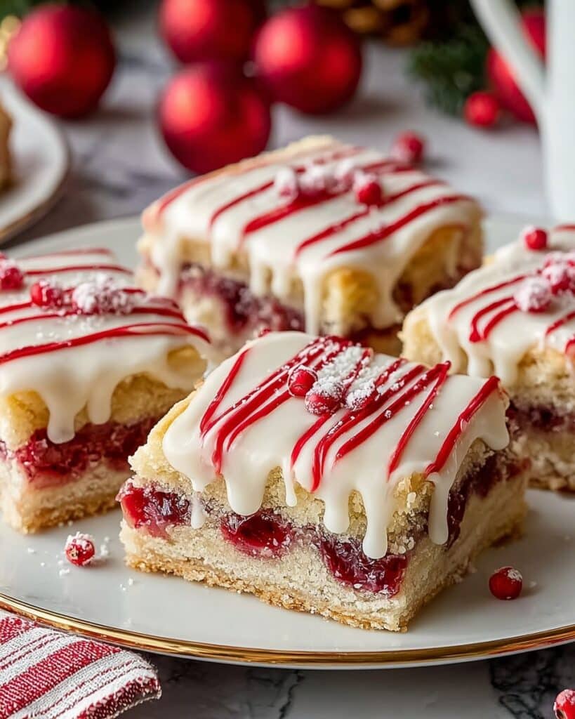 Christmas Cherry Bars Recipe