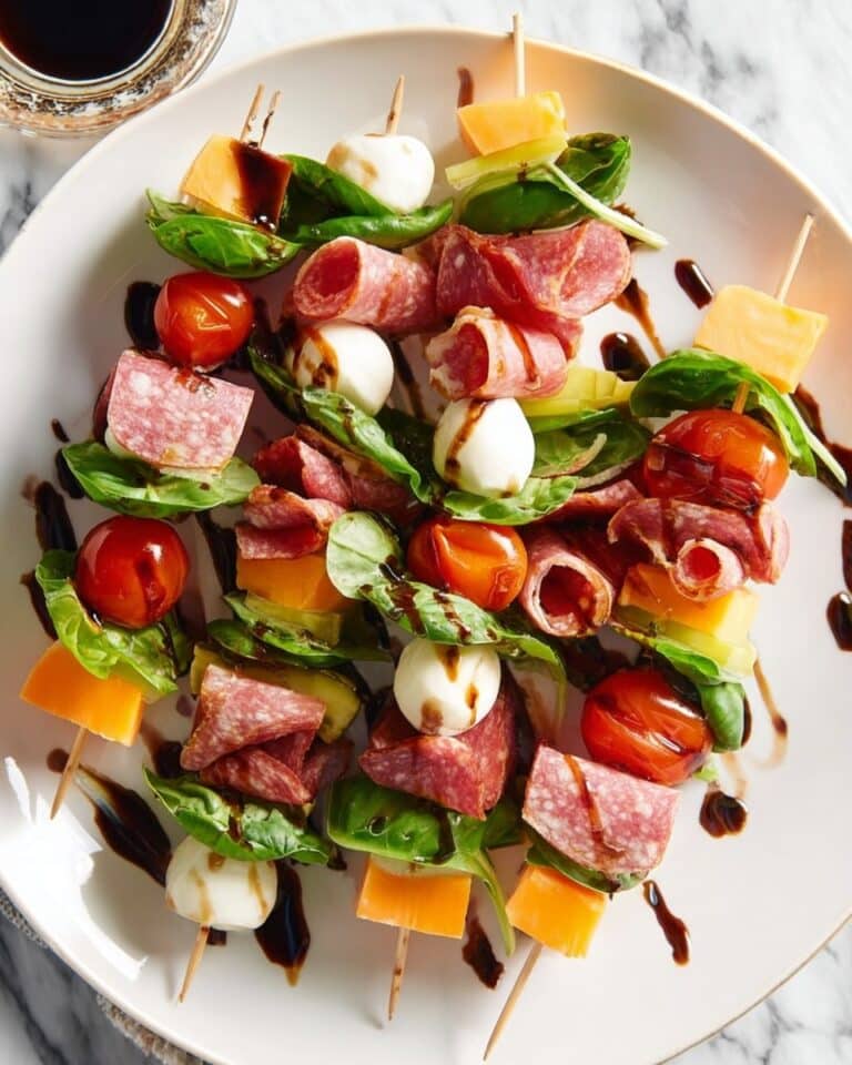 Charcuterie Skewers (Appetizer Kabobs!) Recipe