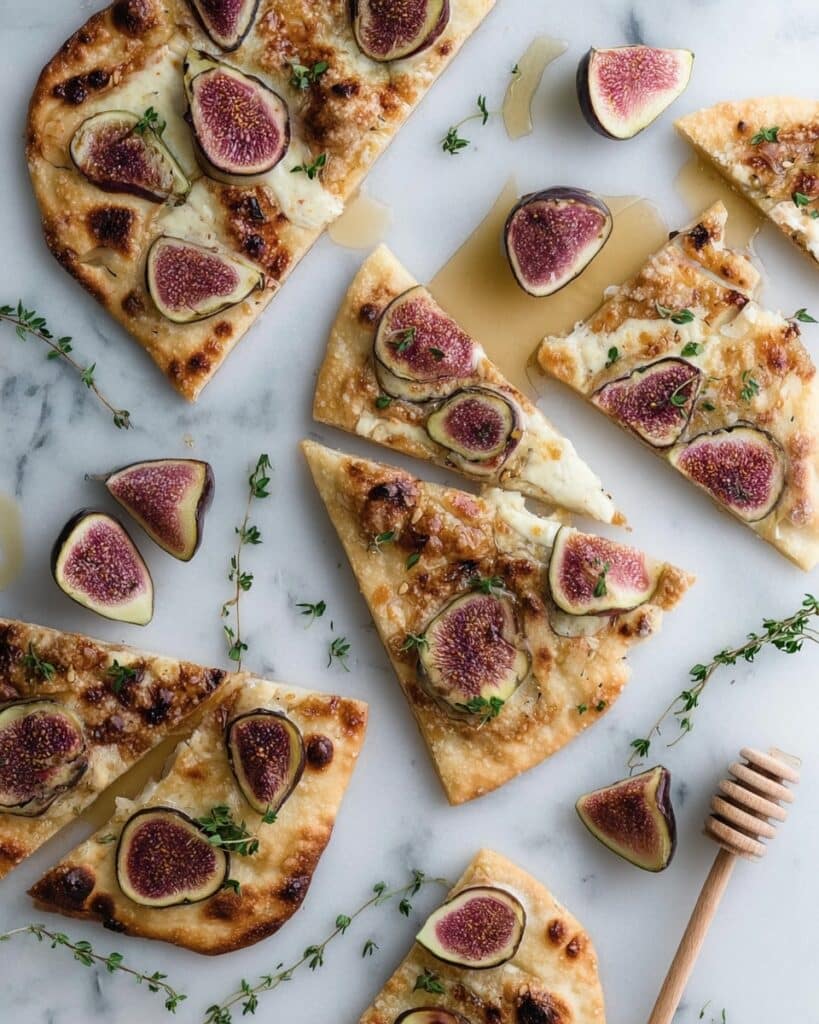 5 Ingredient Fig and Smoked Gouda Flatbreads Recipe