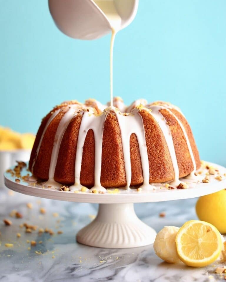 Lemon Pistachio Bundt Cake Recipe
