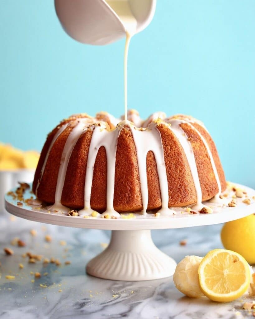 Lemon Pistachio Bundt Cake Recipe