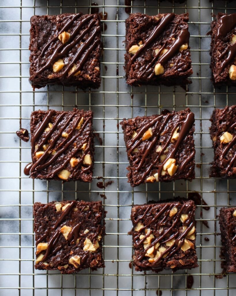 Flourless Chocolate Hazelnut Brownies Recipe