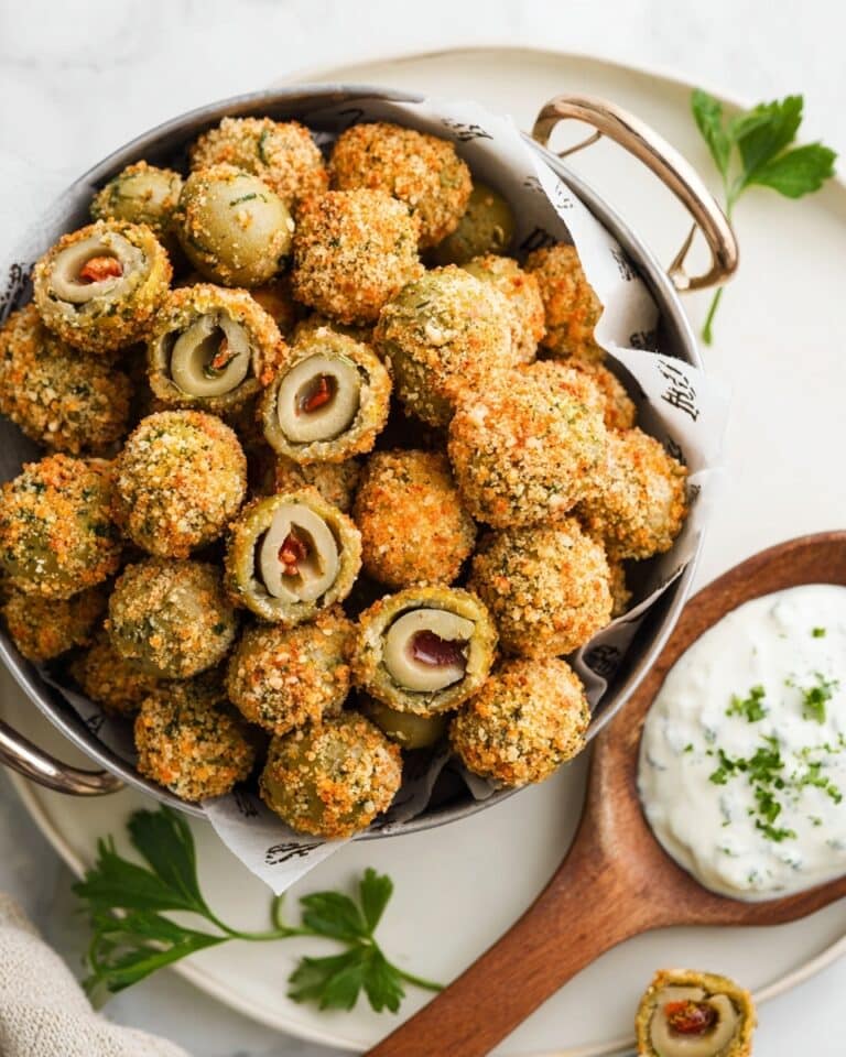 Air Fryer Fried Olives Recipe