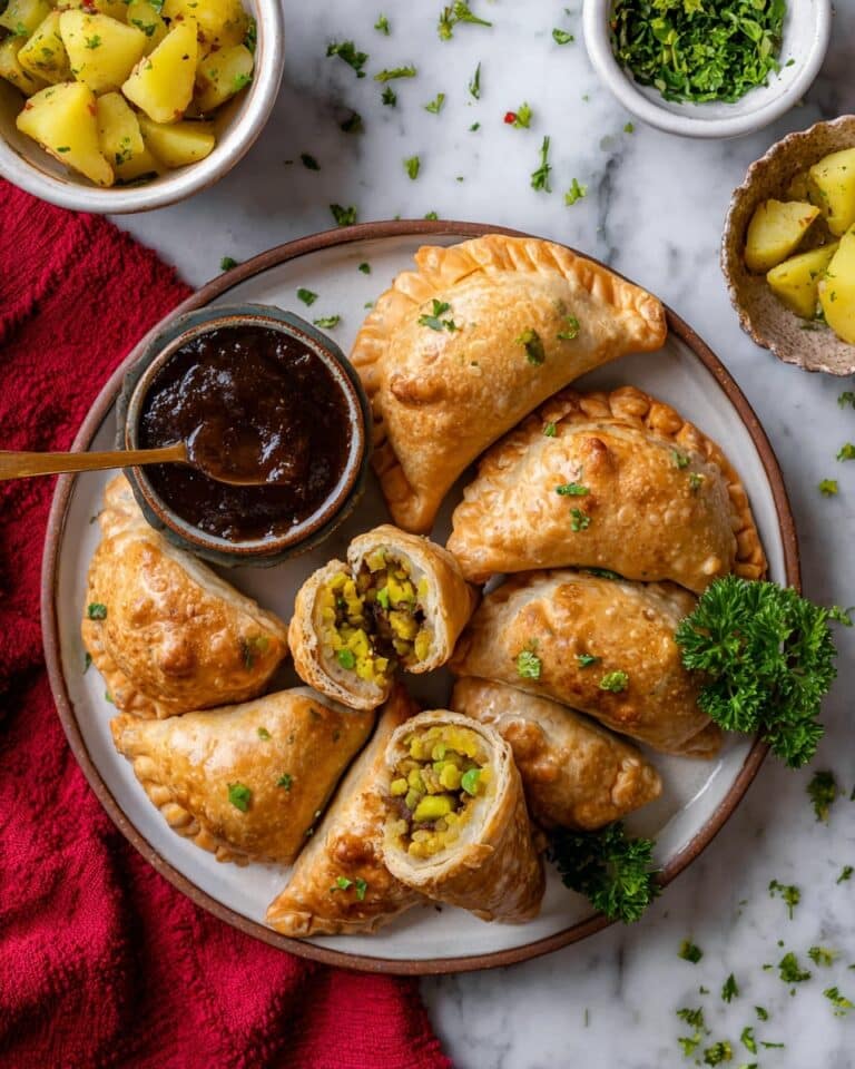 Crispy Mughlai Samosas with Spiced Potato Filling Recipe