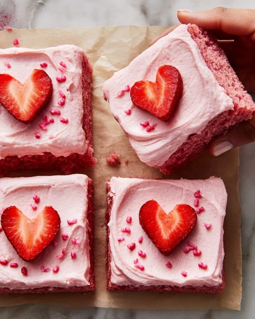 Strawberry White Chocolate Brownies Recipe