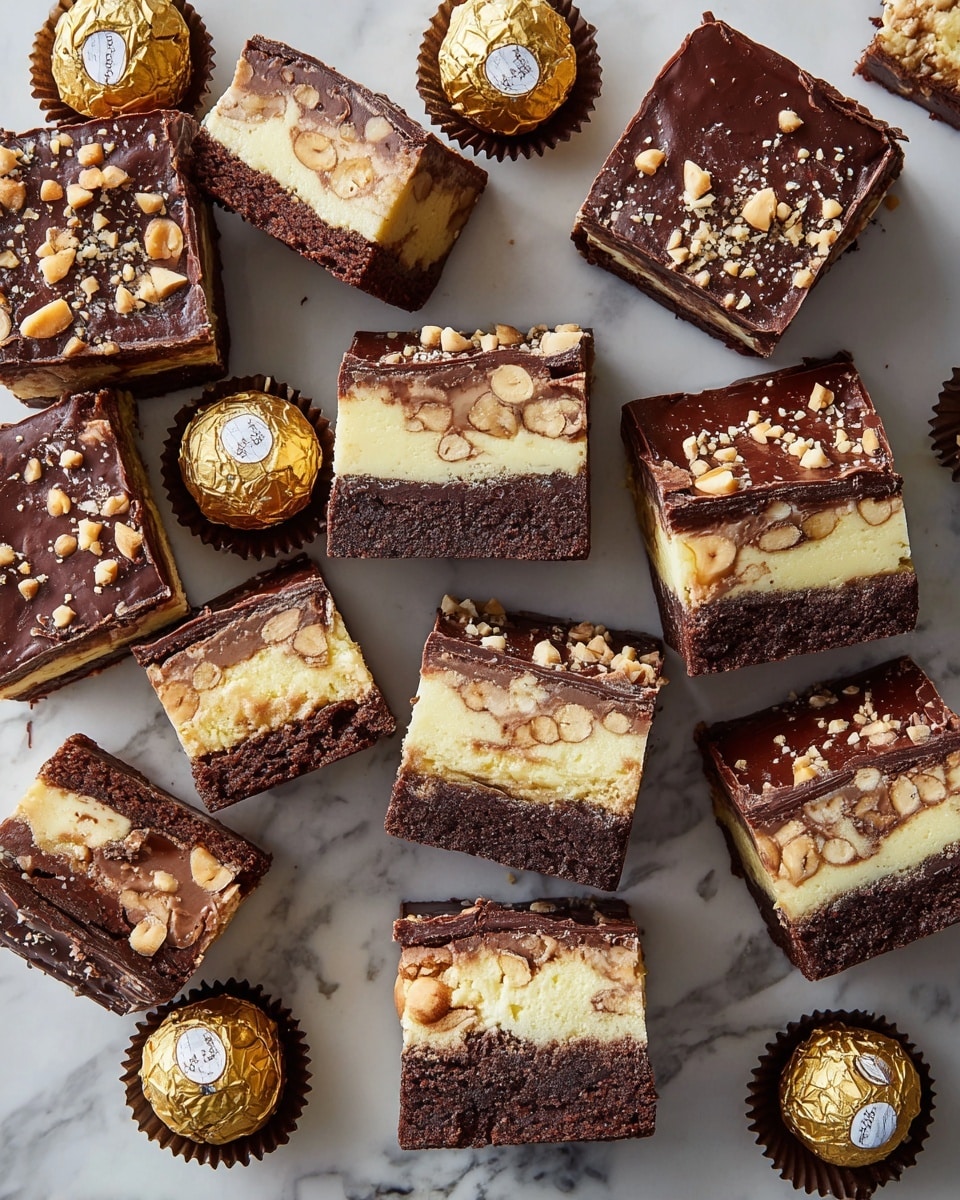 Ferrero Rocher Cheesecake Bars Recipe