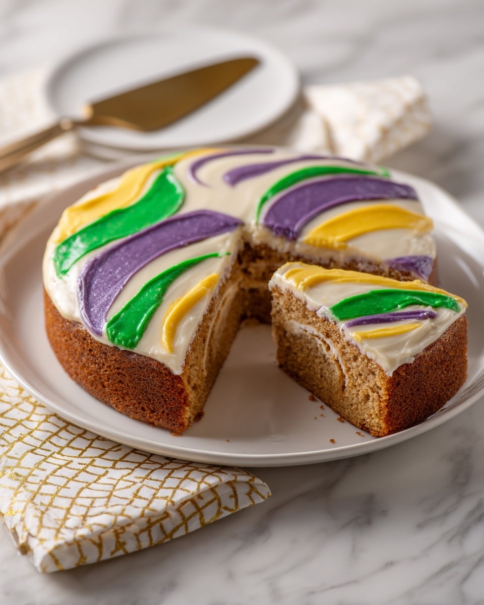 Praline-Cream Cheese King Cake Recipe