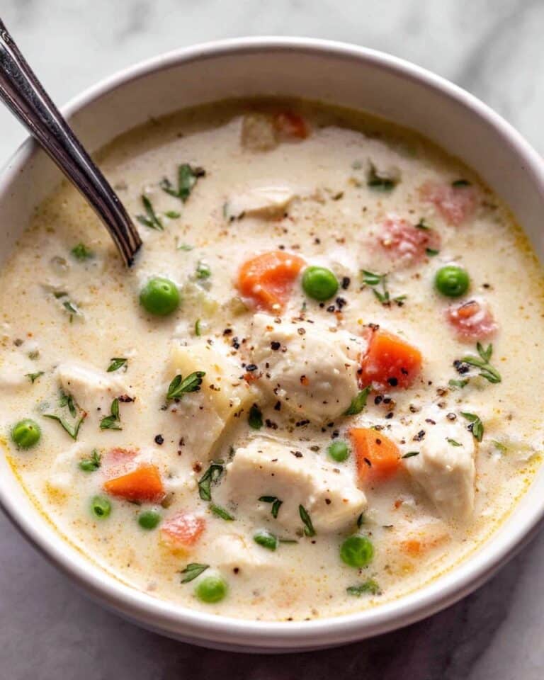 Creamy Healthy Zucchini Chicken Soup Recipe